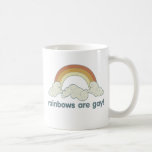 Regnbågar är glada! kaffe mugg