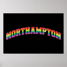 Regnbåge Northampton Posters