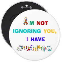 RegnbågeAutismmedvetenheten knäppas Pins