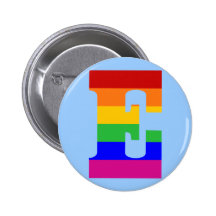 Regnbågebrev E Pins