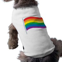 Regnbågeflagga Djur Tee Shirt