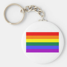 Regnbågeflagga Keychain Nyckelringar