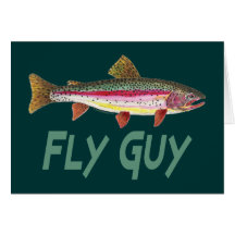 Regnbågeforellflygfiske Kort