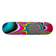 Regnbågegenerator - Fractal Skate Board Deck