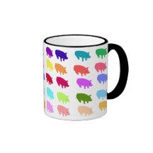 Regnbågegrisar Kaffe Kopp
