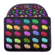 Regnbågegrisar MacBook Pro Sleeves