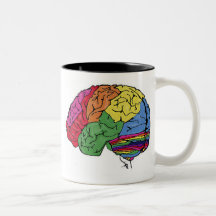 Regnbågehjärna Kaffe Koppar