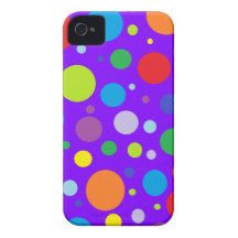 Regnbågepolkaen pricker fodral för iPhone 4 Case-Mate iPhone 4 Case