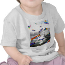 Regnbågepride över de Marin uddarna T Shirt