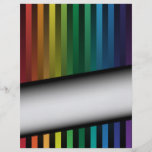 Regnbågeremsor Flygblad Designs