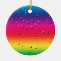 Regnbågestjärnor Julgranskulor