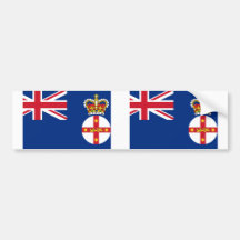 Regulator av New South Wales, Australien flagga Bildekal