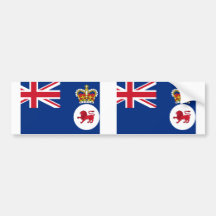 Regulator av Tasmania, Australien flagga Bildekal