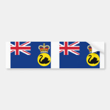 Regulator av westerna Australien, Australien flagg Bildekal
