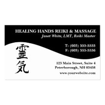Reiki ledar- praktikervisitkortar