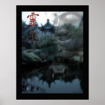 Reiki trädgård posters