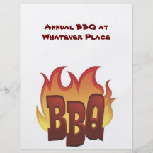 ReklambladBBQ-inbjudan Full Färg Flygblad