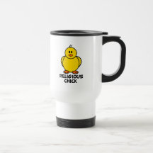 Religiös chick kaffe kopp