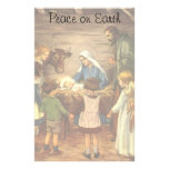Religiös jul för vintage, Nativity, baby Jesus Brevpapper