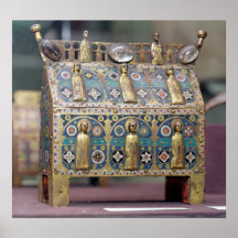ReliquaryChasse, Limoges, c.1200-50 Affisch