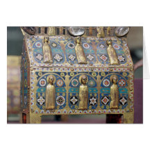 ReliquaryChasse, Limoges, c.1200-50 Hälsnings Kort