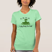 Rely fullständigt på gud tee shirt