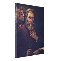Rembrandt Van Rijn - Evangelist Matthew Canvastryck