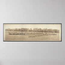 Remontbussgarage Montgomery, AL 1918 gård långt fo Affisch