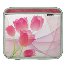 Rena rosa tulpan sleeve för iPads