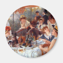 Renoir: Luncheon av roddpartyet Magnet För Kylskåp