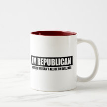 REPUBLIKAN - DÄRFÖR ATT ALLA VI CANT ÄR PÅ VÄLFÄRD KAFFE KOPPAR
