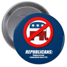 Republikaner - Portion Girig Korporationer Pins