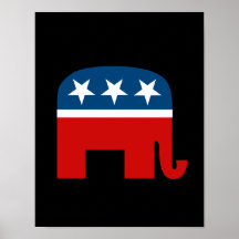 Republikansk elefant posters
