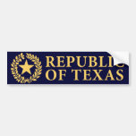 Republiken av Texas förseglar Bildekal