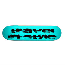 Resa i blått för stil lätt - skate deck