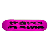 Resa i stilText-Rosor Skate Board