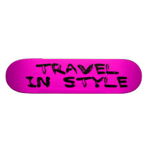 Resa i stilText-Rosor Skate Deck