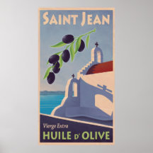 Reser grekisk olivolja för vintage affischen