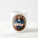 Respekt 'den Stache polisen Kaffe Koppar