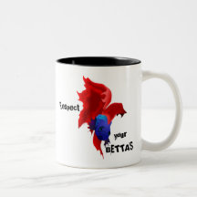 Respekt din Bettas Kaffe Muggar