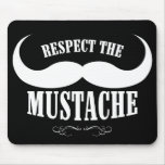 Respekt mustaschen $14,95 Mousepad Musmattor