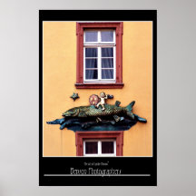 Restaurangen beklär i Heidelberg, Tyskland Posters