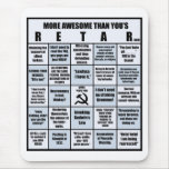 RETAR-doh skräddarsy Mousepad - - som skräddarsy Musmatta