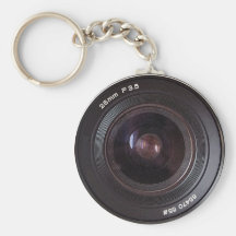 Retro 80-talkamera Lens på en nyckelring