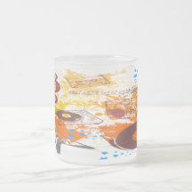 Retro 80-talmusik kaffe mugg