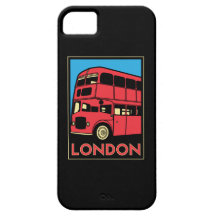 retro affisch för london westminster england art d iPhone 5 Case-Mate cases