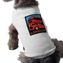 retro affisch för london westminster england art d hund t-shirts