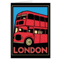 retro affisch för london westminster england art d hälsningskort