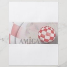 retro amiga flygblad designs