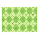 Retro Argyle visitkort